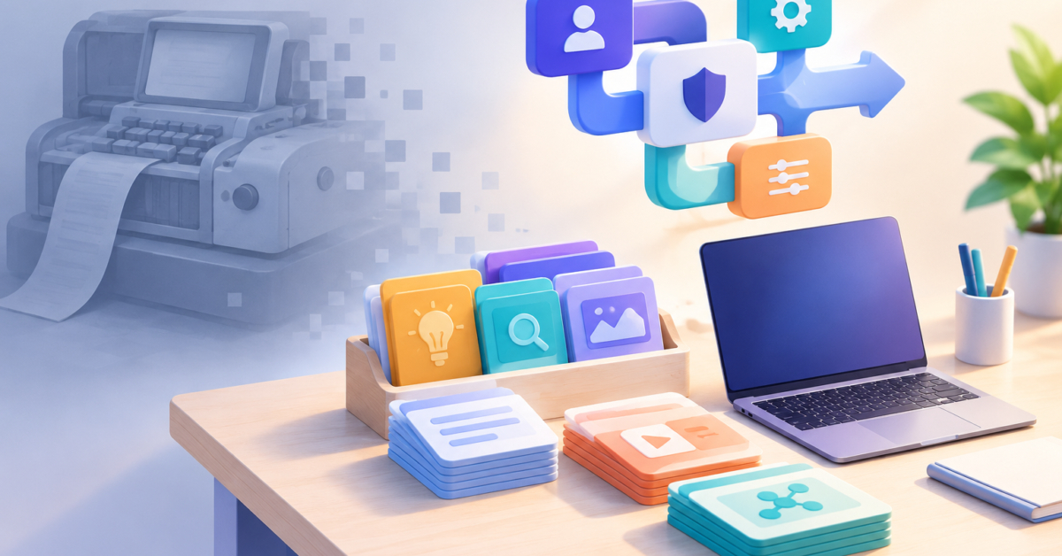 Illustration contrasting the retired overture keywords suggestion tool with a modern keyword ideas workflow