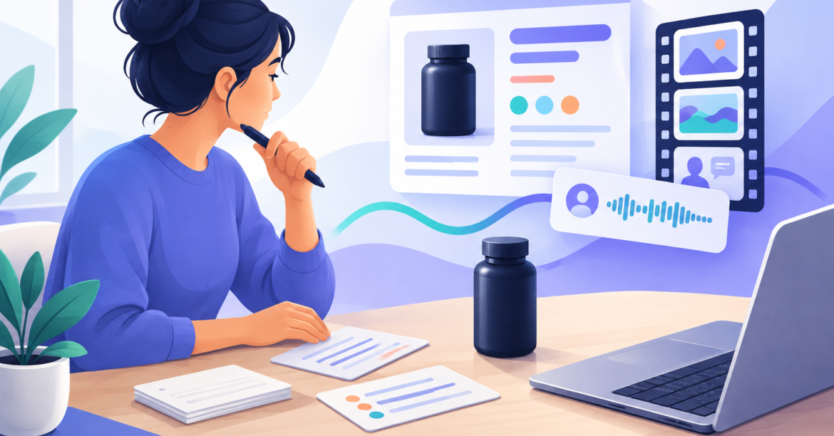 Planning an original sports research advanced multivitamin product page or review