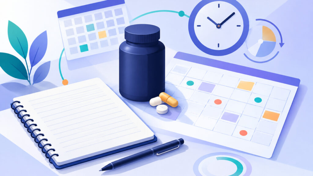 Editor's desk prepared to plan a sports research advanced multivitamin product page